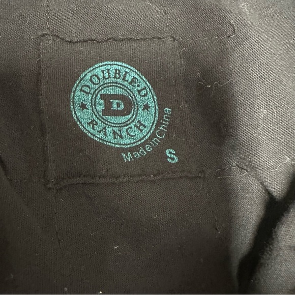 Double D Ranch Wear Embroidered Chiffon Flower Top Blouse Sz S - Picture 5 of 8